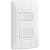 Conjunto 2 Interruptores 6A/250V 4x2 Simples Aria Tramontina Branco Kit 10 un - Imagem 2