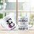 Caneca Alfabeto Floral Personalizada | Porcelana 325ml Nome Decorado - Imagem 5