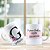 Caneca Alfabeto Floral Personalizada | Porcelana 325ml Nome Decorado - Imagem 7