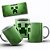 Caneca de Porcelana Minecraft | Caneca Decorada Gamer 325ml Presente - Imagem 5