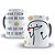 Caneca Meme Flork Porcelana 325ml - Ironia É Gostar do Cheiro de Flores - Imagem 1