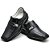 Sapato Conforto Couro Masculino Preto - Imagem 7
