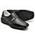 Sapato Conforto Couro Masculino Preto - Imagem 6