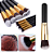 Kit 10 Pinceis de Maquiagem/ esfumar contorno Kabuki profissional pincel - Imagem 5