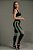 Calça Legging Feminina com Listras nas Coxas - Imagem 1
