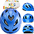 CAPACETE ABSOLUTE KIDS ROLL AZUL TUBARÃO - Imagem 1