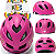 CAPACETE ABSOLUTE KIDS ROLL ROSA PRINCESA - Imagem 1