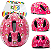 CAPACETE ABSOLUTE KIDS DANCE ROSA PRINCESA - Imagem 1