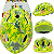 CAPACETE ABSOLUTE KIDS SHAKE VERDE DINOSSAURO - Imagem 1
