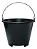 Balde 12 Litros com Alça de Ferro Preto - Imagem 1