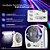 Ventilador 6 Em 1 Portátil Usb Multifuncional Led Multimidia Cinza - Imagem 3