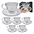 Kit Xícara Vidro 12pcs Zara 220ml - Imagem 1