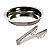 conjunto para servir em inox - Imagem 3