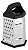 Ralador inox com 6 faces - Imagem 2