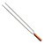Espeto Duplo 85cm para Churrasco Madefer - Imagem 1