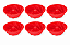 Forma Cupcake 6pcs Silicone Zein - Imagem 2
