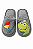 Chinelo Pantufa Infantil Dinossauro N°24/25 - Imagem 2