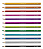 Lápis 12 Cores Mega Soft Metálico - Imagem 2
