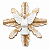 Divino Espirito Santo Imagem De Gesso - Imagem 1