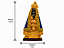 Nossa Senhora Aparecida 15cm Perola - Imagem 4