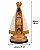 Imagem Nossa Senhora Aparecida Com Pérolas 38cm - Imagem 2