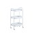 Carrinho Multiuso Gala 3 Prateleiras em Metal Branco - Imagem 3