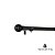 Kit Varão Extensível 120 a 210cm 25/28mm Esfera Preto - Imagem 4