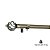 Kit Varão Extensível 120 a 210cm 25/28mm Coroa Ouro Velho - Imagem 4