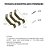 Kit Varão Extensível 160 a 300cm 25/28mm Coroa Ouro Velho - Imagem 7