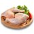 Coxa Com Sobrecoxa de Frango Com Dorso Congelado Jaguá Kg - Imagem 1
