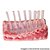 Short Rack de Cordeiro 18Oz Up Congelado Las Piedras / Forn. Classe D - Caixa 7 Kg - Imagem 1