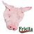 Máscara Suína com Orelha Salgada Friella / Forn. Classe D - Caixa 10 kg - Imagem 1