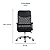 Cadeira De Escritório Office Executive Preta - Imagem 3