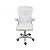Cadeira Escritório Diretor Tela Mesh Braço Regulável Ajuste Lombar Bogotá Branco - Imagem 1
