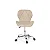 Cadeira Office Eiffel Slim Base Giratória Nude - Imagem 1