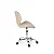 Cadeira Office Eiffel Slim Base Giratória Nude - Imagem 4
