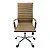 Cadeira Presidente Escritório Esteirinha Boston Eames Alta - Bege - Imagem 1