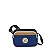 Bolsa Kipling Sisko Estampado Azul - Imagem 1