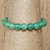 Pulseira Pedra Quartzo Verde 8mm - Harmonia e Equilíbrio - Imagem 1
