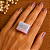 Anelão Pedra Ágata Rosa - Compreensão e Harmonia - Imagem 1