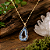 Colar Folheado com Pingente em Geodo de Ágata — Boa Sorte, Equilíbrio, Coragem e Proteção - Imagem 2