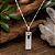 Colar Amuleto Selenita com Cristal Natural (Ametista ou Turmalina Negra) - Imagem 2