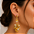 Brinco Cascalho com Pedras | Cristais Naturais e Energia - Imagem 3
