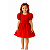 Vestido Infantil Vermelho Elegância Infantil - Imagem 1