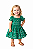Vestido Infantil Malwee Encanto Verde Floral - Imagem 1