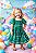 Vestido Infantil Malwee Encanto Verde Floral - Imagem 2