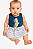 Conjunto Infantil Feminino com Body e Saia Cavalo-marinho - Imagem 1