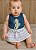 Conjunto Infantil Feminino com Body e Saia Cavalo-marinho - Imagem 2