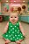 Vestido Infantil Baby Flower Verde - Imagem 2