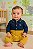 Macacão Infantil Bebe Polo Marinho & Mostarda Elegance - Imagem 2